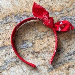 Red bandana Headband